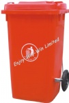 garbage bin with side pedal